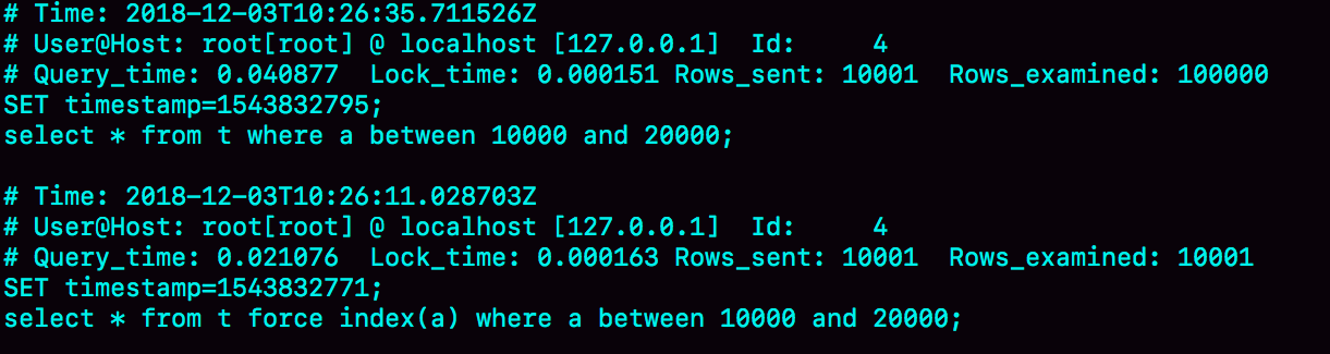 图3 slow log 结果